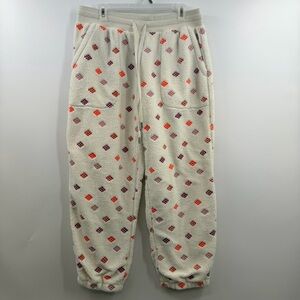 anthropologie daily practice oh so cozy fleece lounge jogger pants L sherpa